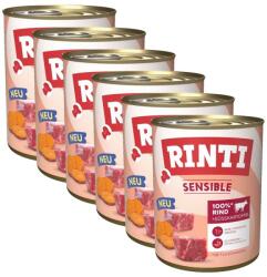 RINTI Conserve RINTI SENSIBLE carne de vită & cartofi dulci 6 x 800 g