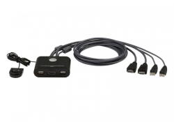 ATEN Switch KVM ATEN 2-port USB VGA FHD HDMI (CS22HF-AT)