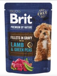 Brit Premium By Nature Dog Fillets in Gravy bárányhússal és zöldborsóval 24x85g