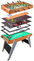 LEAN Toys 8In1 Mobil Játékasztal Csocsó Biliárd Bowling Hoki