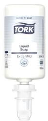 Tork Folyékony szappan, 1 l, S4 rendszer, TORK "Érzékeny bőrre", fehér 424701 (424701)