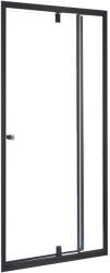 Leziter Flexi állítható zuhanyajtó 76-91x185 cm fekete (LF011B) - geminiduo