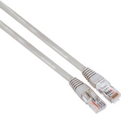 Hama 00200913 CAT5e Patch Cable, F/UTP Shielded, 3 M, Grey (T-MLX57935) - pcone