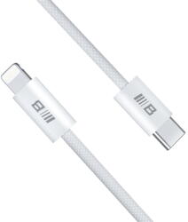 Blueo Cablu de Incarcare Type-C la Lightning, Fast Charging, 1.2m - Blueo - White (KF2354491) - pcone