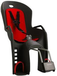 Hamax Amiga gyerekülés hátra (adapterrel nyeregváz-csőre), fekete-piros