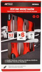 AWTools Csavarhúzó készlet Awtools 6 részes (AW36820) (AW36820)