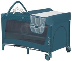 Lionelo - Utazóágy FLOWER türkiz-zöld 5903771722353 (LN0320)