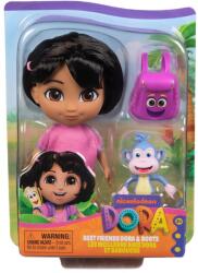 Dora Exploratoarea Set 2 figurine si accesoriu, Dora Exploratoarea si Boots, 15 cm, 6071800 Figurina
