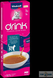 Vitakraft Drink salmon flavor+L-carnitine - jutalomfalat (lazac, L-Carnitin) macskák részére (5x30g)