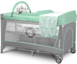 Lionelo - Utazóágy FLOWER türkiz 5902581658784 (LN0325)