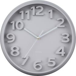 Karlsson Elevated Classic Numbers стенен часовник, сив (KA6052WG)