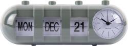 Karlsson Будилник Retro Tube Calendar Flip, тъмно маслинен (KA6045GR) Будилник