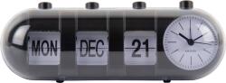 Karlsson Будилник Retro Tube Calendar Flip, черен (KA6045BK) Будилник