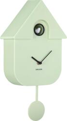 Karlsson Modern Cuckoo стенен часовник с кукувица, пастелно зелен (KA5768LG)