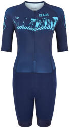 Keada Sports Női ujjas trisuit - Signal Four M fehér|kék