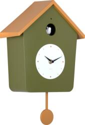 Karlsson Cuckoo Light стенен часовник с кукувица, тъмнозелен (KA6044DG)
