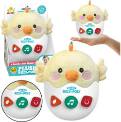 LeanToys Interaktív Buborék Csirke Fények Hangok Sárga