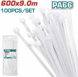 TOTAL - Coliere de plastic - 100buc - 600mm (THTCT6001) - pcone