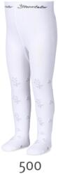 Sterntaler Детски чорапогащник на сребърни цветенца