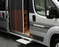 Horrex szúnyogháló tolóajtóra, M-B Sprinterhez és VW Crafterhez opció M-B Sprinter do roku 2013 UK