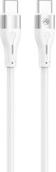 Tellur Silicone Type-C to Type-C Cable PD60W 1m White (T-MLX49828) - pcone
