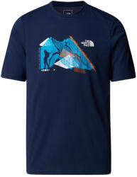 The North Face M Backpacking Ss Tee-Graphic férfi póló XL / sötétkék
