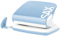 ICO Lyukasztó, kétlyukú, 20 lap, SAX "Design", világoskék (7310094006) - mystock