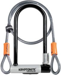 Kryptonite Zár U-lakat KRYPTOLOK STD+hurokkábel szürke