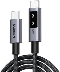 UGREEN Cablu de Date USB-C la USB-C, 5A, 100W, 2m - L509 (35512) - Space Gray (35512)