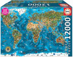 Educa Puzzle Wonders of the World Educa 12000 darabos 11 évtől (19057)