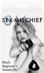 Sex&Mischief S&M - cătușe moi pentru începători (negru)