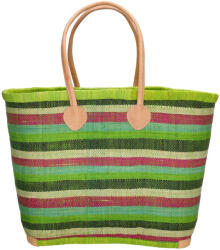 Piero Erbacci Florence Piero Erbacci Rieten zöld nagy női strandtáska (21523032)