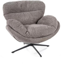 SIGNAL MEBLE Florence Raven Forgó Fotel Szürke Szövet Fekete Matt Vázzal (SIG-FLORENCERASZ07) - prodis