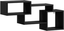  Fali polc ALITTY 96x46 cm, fekete
