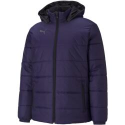 PUMA Men's teamLIGA Padded Rain Anoraks - Peacoat/White