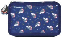 DONAU 3 cipzáras tolltartó tele cápákkal