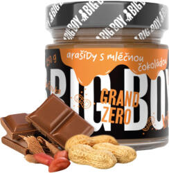Big Boy Grand Zero Milky 250 g, földimogyoró-tejcsokoládé