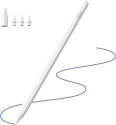  Aktív Stylus toll, kompatibilis iOS és Android érintőképernyőkkel, iPadhez való ceruza kettős érintési funkcióval, Újratölthető Stylus iPad/iPad Pro/Air/Mini/iPhone/mobiltelefon/Samsung/táblagép rajzo