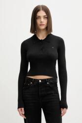 Tommy Hilfiger pulóver könnyű, fekete, DW0DW21829 - fekete L