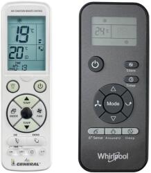 General WHIRLPOOL DG11J2-32, PACB212HP, PACB29CO, PACB29HP, PACW212CO - telecomandă de lux retroiluminată