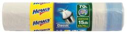 Hewa Szemeteszsák, önzáró szalagos, 70 l, 15 db, HEWA (0201300612)