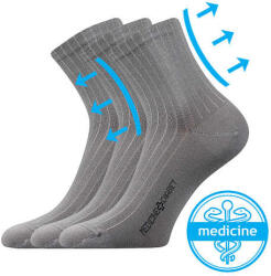 Lonka zokni Demedik világosszürke 3 pár 39-42 110457 (110457)