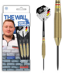 BULL'S Darts Martin Schindler Natural Brass Steel Dart, 23g