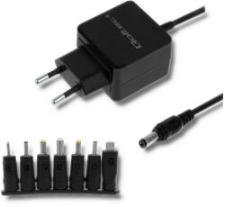 Qoltec Univerzális tápegység 15W | 5V | 3A | Kompakt | MultiPlug | 7 csatlakozó (51557)