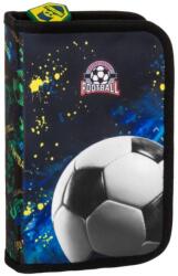 DERFORM Egyrekeszes, kihajtható tolltartó fiúknak, focis, Football fan