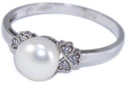 Ékszershop Gyöngyös fehérarany gyűrű (1264241)