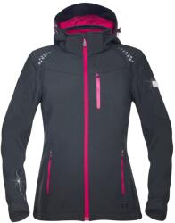 Ardon Női softshell dzseki FLORET - Fekete / rózsaszín | 5XL (H6307/5XL)