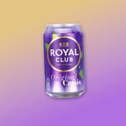  Royal Club Cassis bogyós gyümölcs ízű szénsavas üdítő 330ml DRS