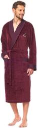L&L Royal férfi fürdőköpeny, borszín, L