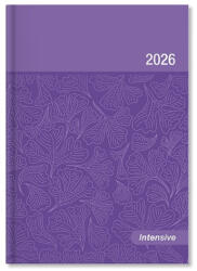 PD Calendar Határidőnapló Period Intensive B/6 heti lila lakk papír 2026